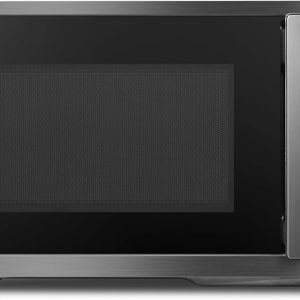 TOSHIBA ML4-EM09PA(BS) Small Countertop Microwave Oven with 6 Auto Menus, Mute Function, Child Lock, Kitchen Essentials for Dorm, 0.9 Cu Ft, 10.6 Inch Removable Turntable, 900W, Black Stainless Steel